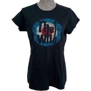 Gildan The WHO women’s‎ Size XL Short sleeve black concert t-shirt. EUC